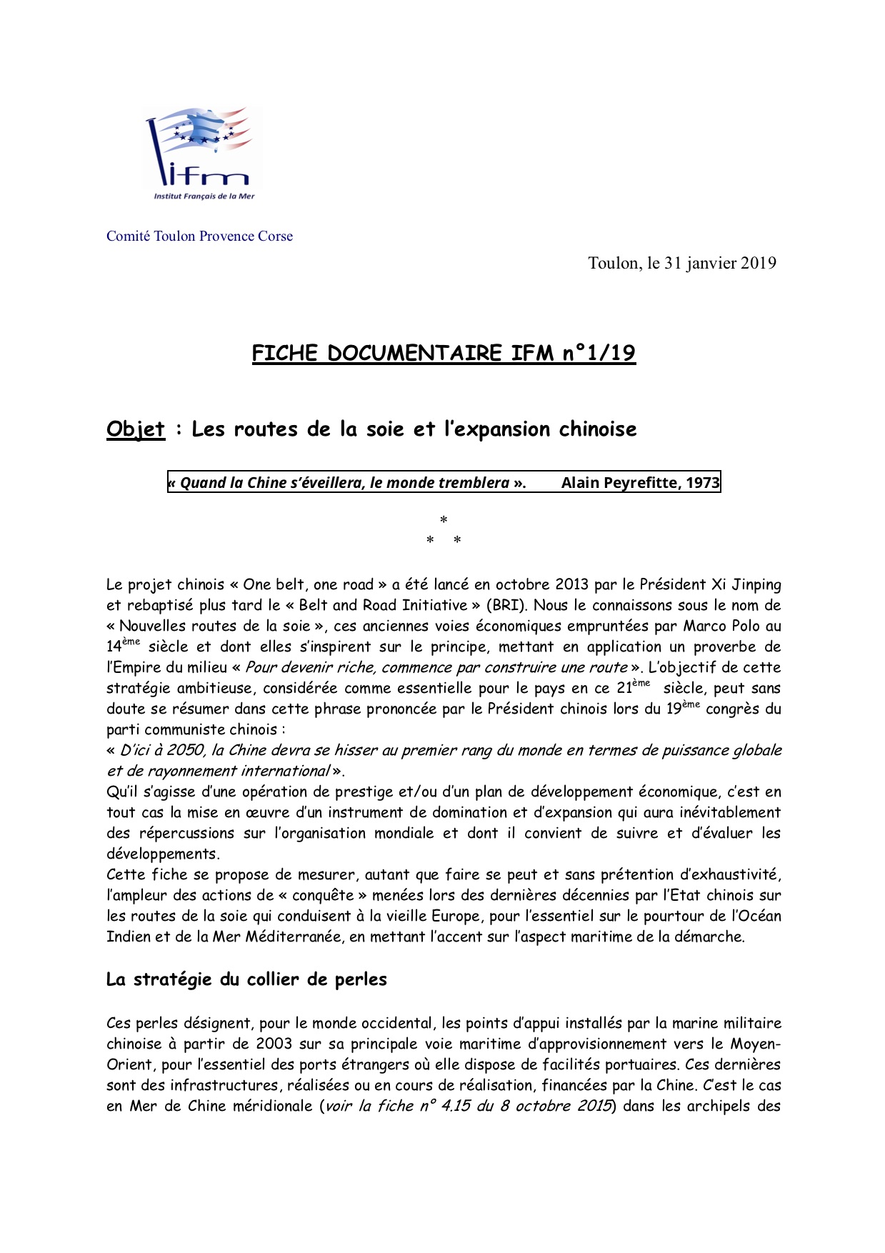 Les routes de la soie