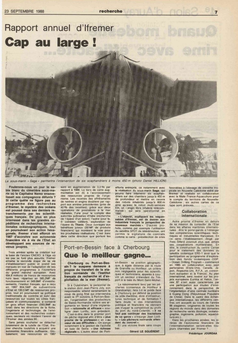 rapport ifremer sept88